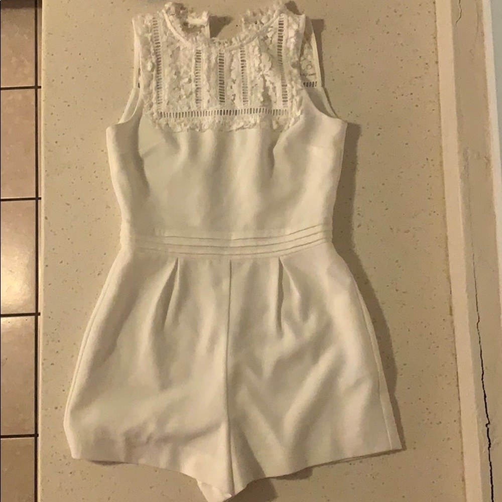 White TOPSHOP Jump Suit